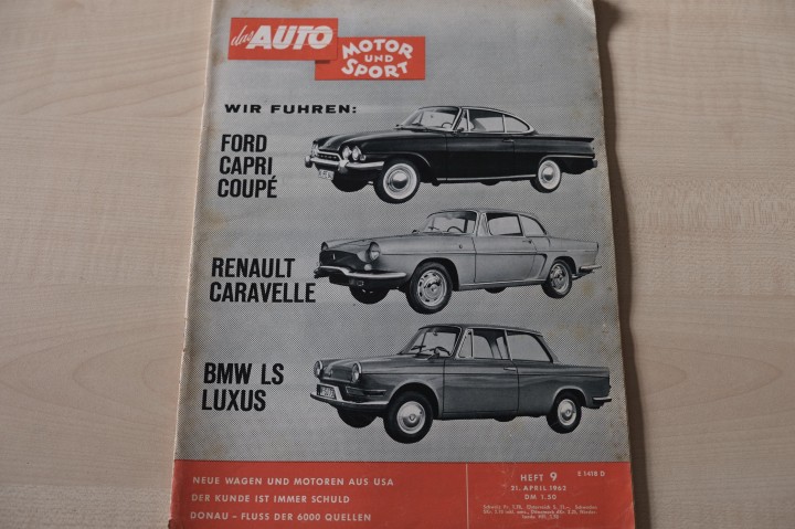 Deckblatt Auto Motor und Sport (09/1962)